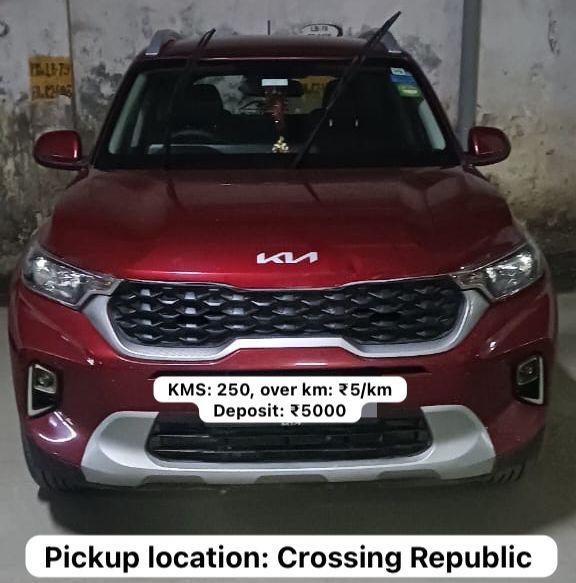 Kia Sonet - Car Rental Delhi Airport