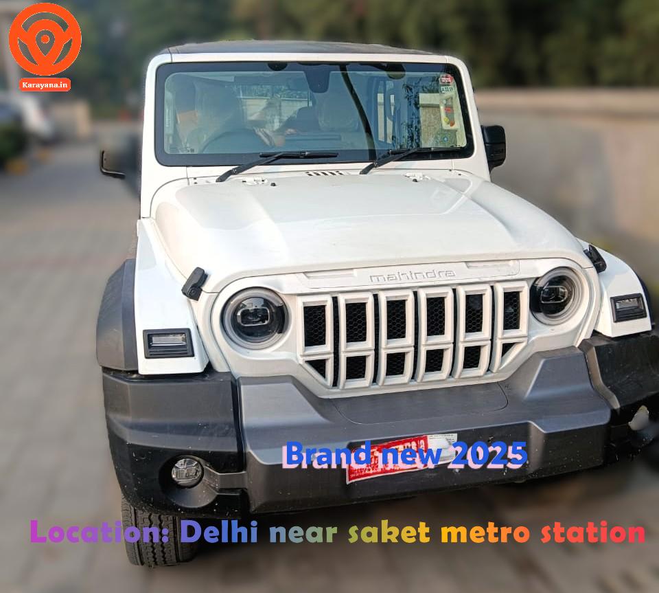 Mahindra Thar Roxx SUV 2025 - Car Rental Delhi Airport