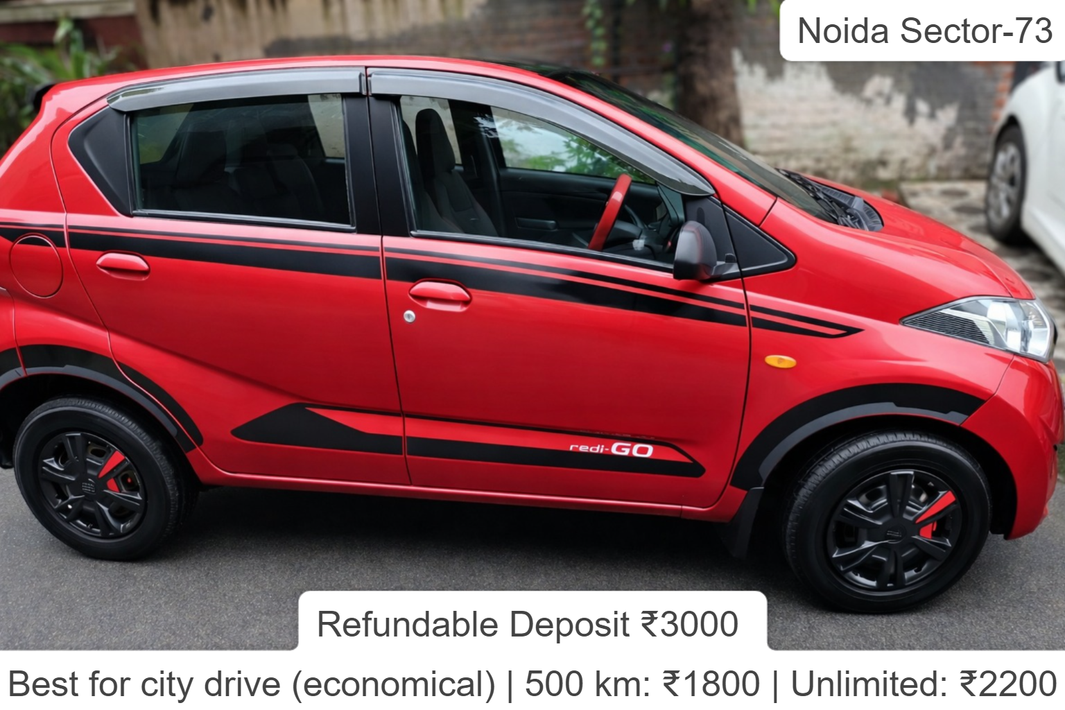 Datsun Redi-GO - Car Rental Delhi Airport